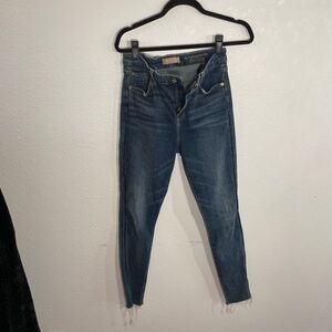 7 For All Mankind High Waist Ankle Skinny Jeans , Size 28